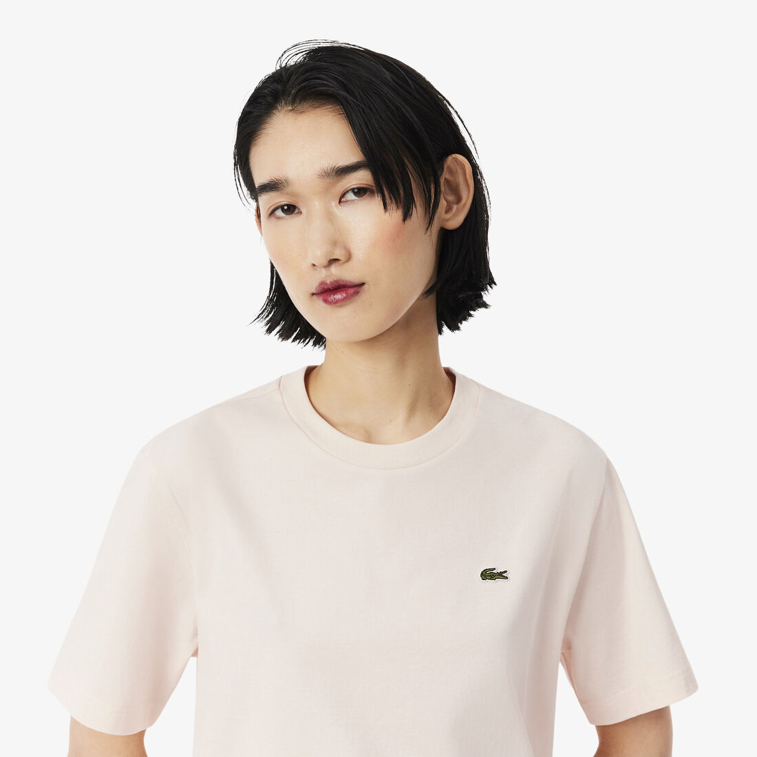 lacoste relaxed fit soft cotton t shirt