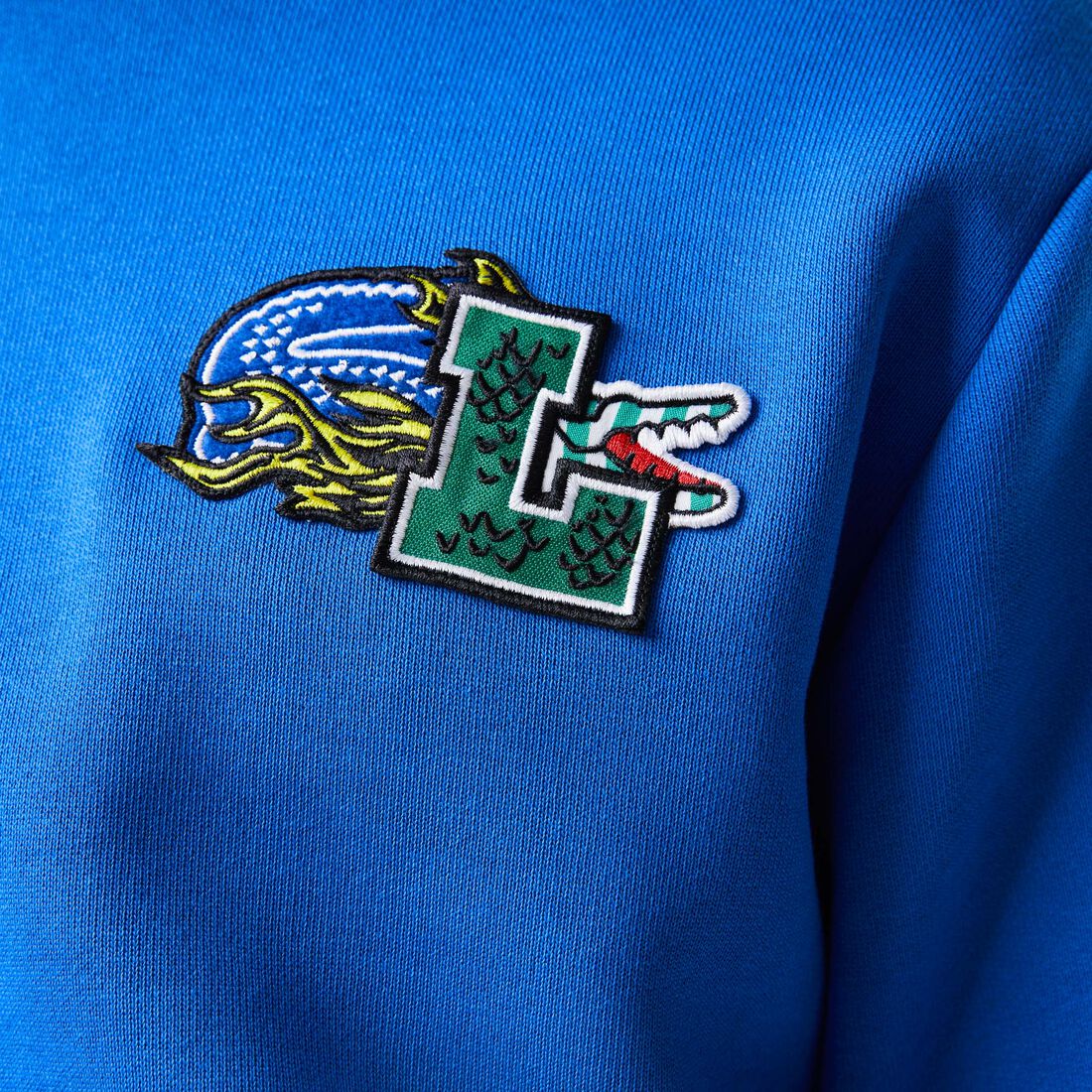 Men's Lacoste Holiday Comic Effect Print Hooded Sweatshirt Men's Lacoste Holiday Comic Effect Print Hooded Sweatshirt