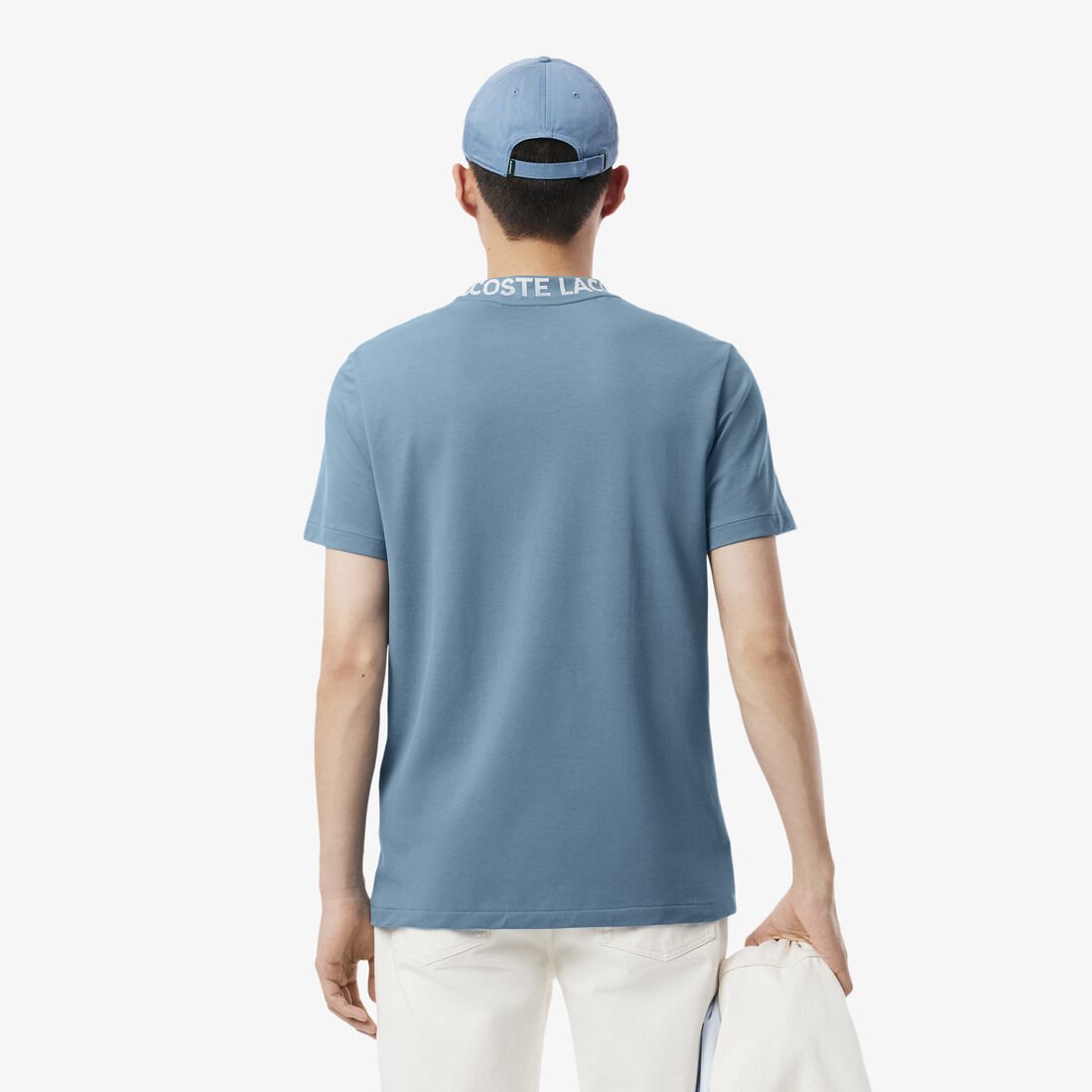 تي شيرت بيكيه جاكار بشعار الماركة تي شيرت بيكيه جاكار بشعار الماركة