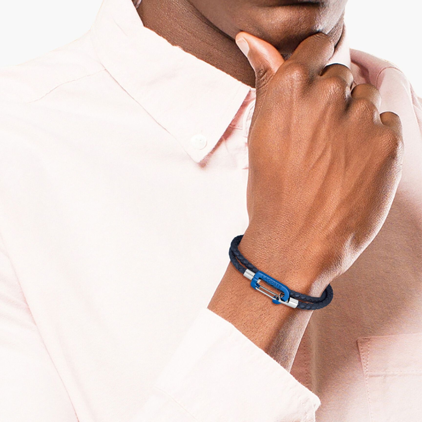 سوار من الجلد المضفر غير اللامع سوار من الجلد المضفر غير اللامع