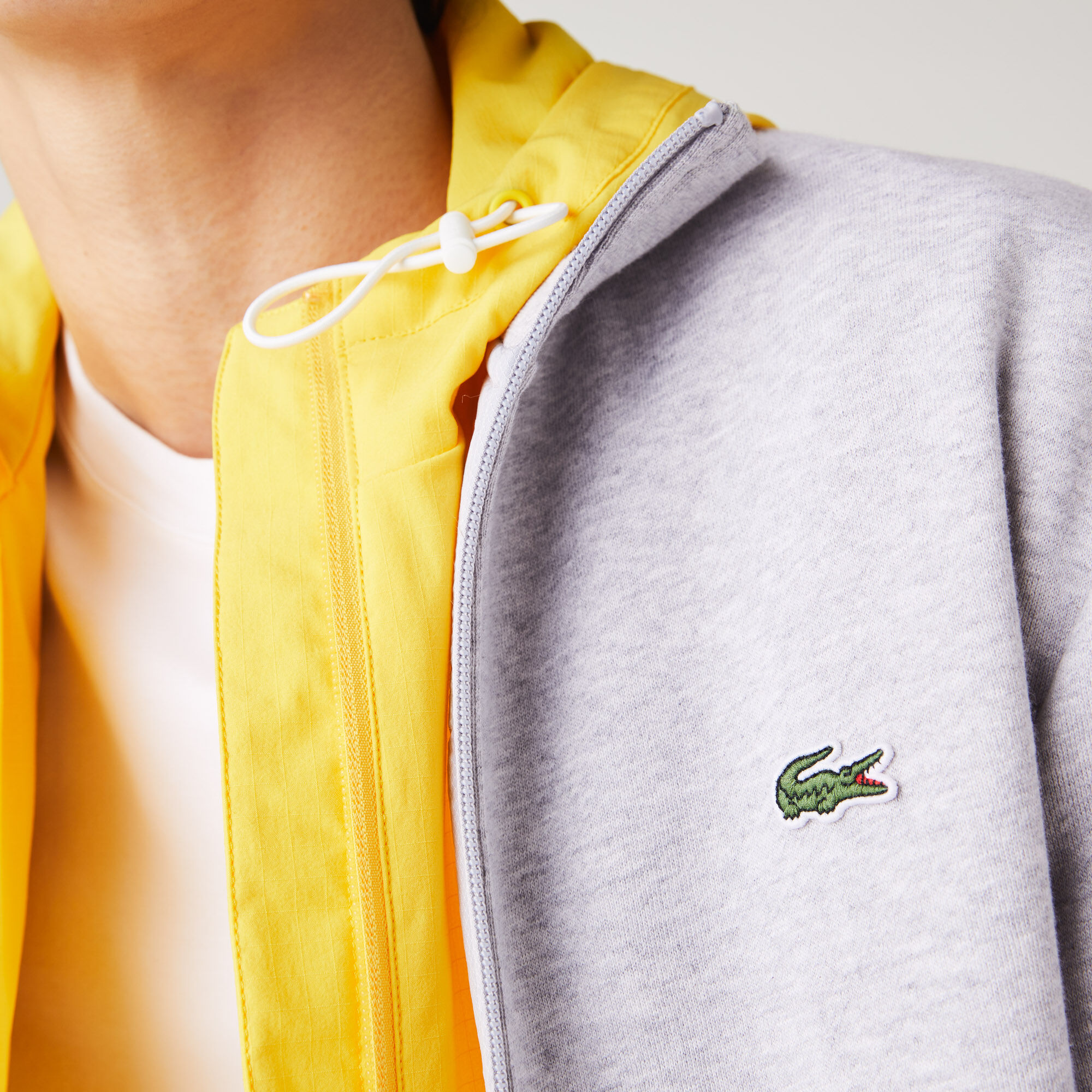 سويت شيرت من مزيج القطن الصوفي بسحاب مجموعة Lacoste SPORT للرجال سويت شيرت من مزيج القطن الصوفي بسحاب مجموعة Lacoste SPORT للرجال