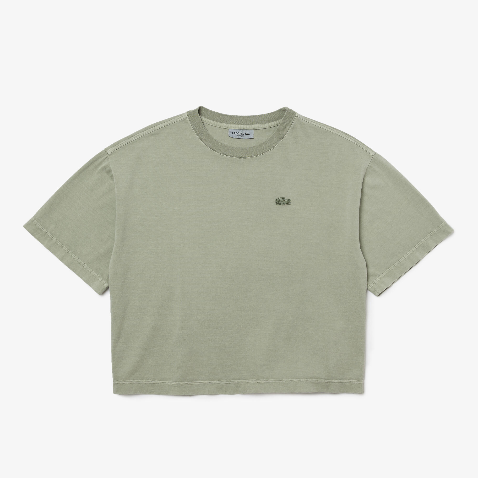 Sweatshirt col rond unisexe sale lacoste live avec signature lacoste