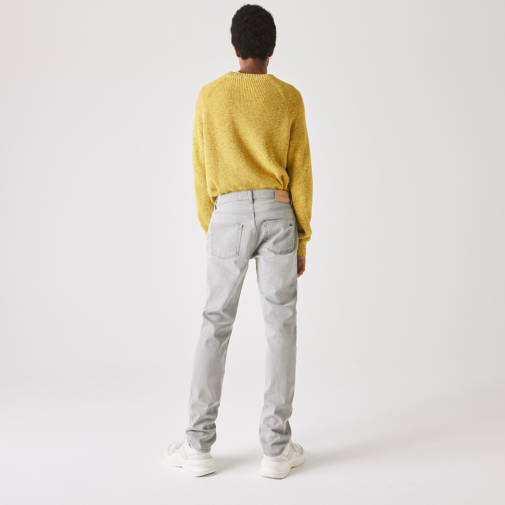 بنطال جينز بقصة ضيقة من الدنيم المرن مع 5 جيوب للرجال بنطال جينز بقصة ضيقة من الدنيم المرن مع 5 جيوب للرجال