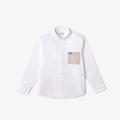 Kids’ Lacoste Contrast Pocket Shirt