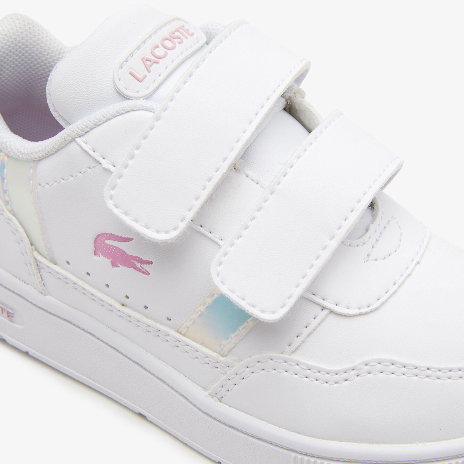 Infants' T-Clip Synthetic Popped Heel Trainers lacoste infants t clip synthetic popped heel trainers