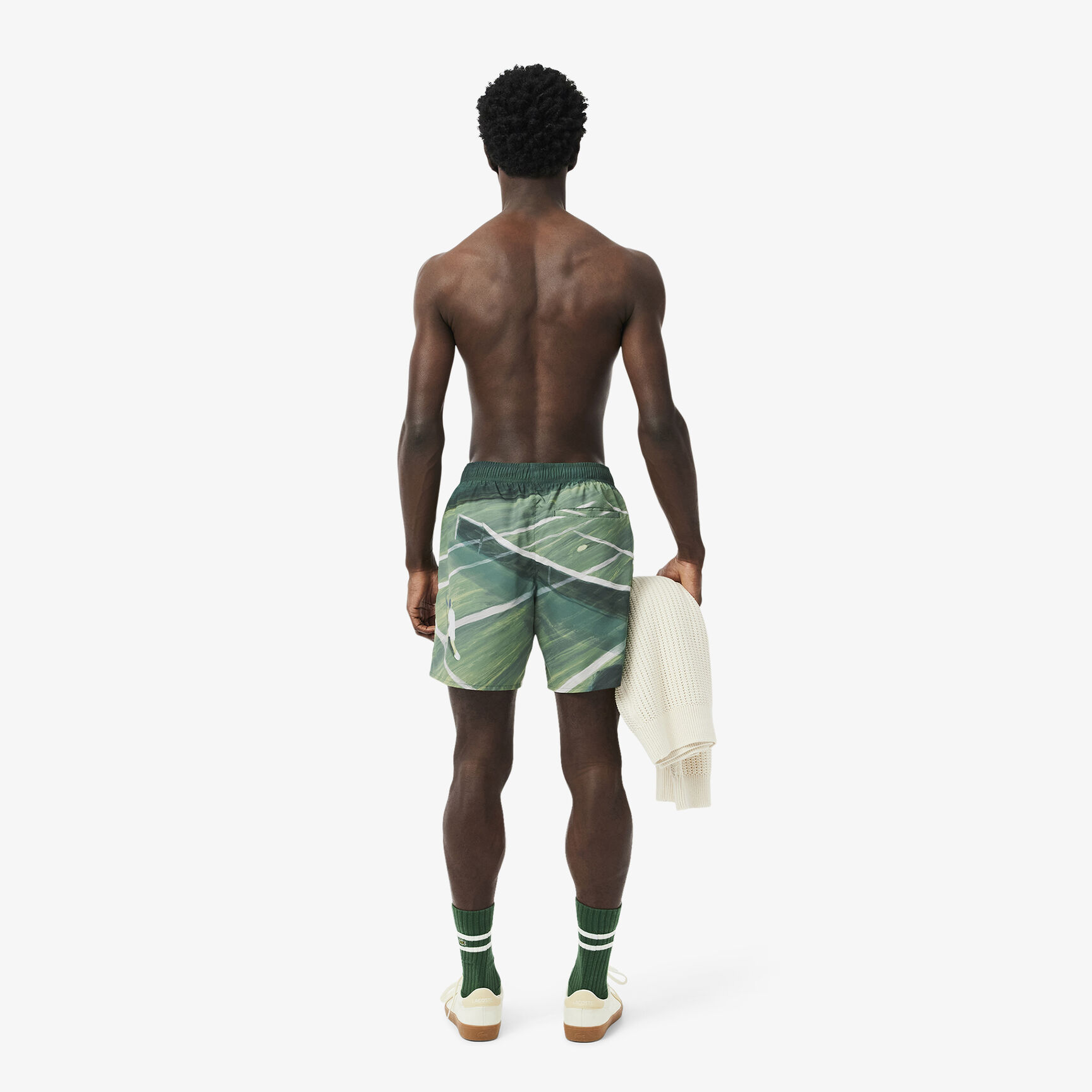 Mid Length Quick-Dry Swim Trunks