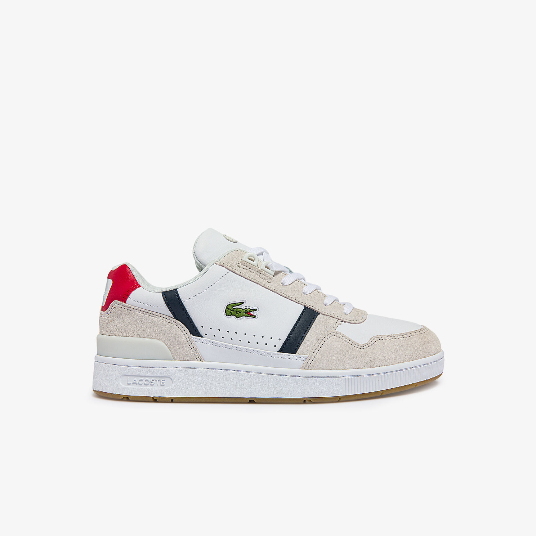 Men's T-Clip Tricolour Leather and Suede Trainers Men's T-Clip Tricolour Leather and Suede Trainers