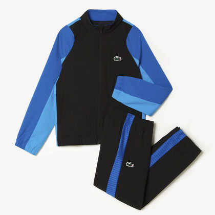طقم بنطال رياضي مقسم بألوان مجموعة Lacoste Tennis للأولاد