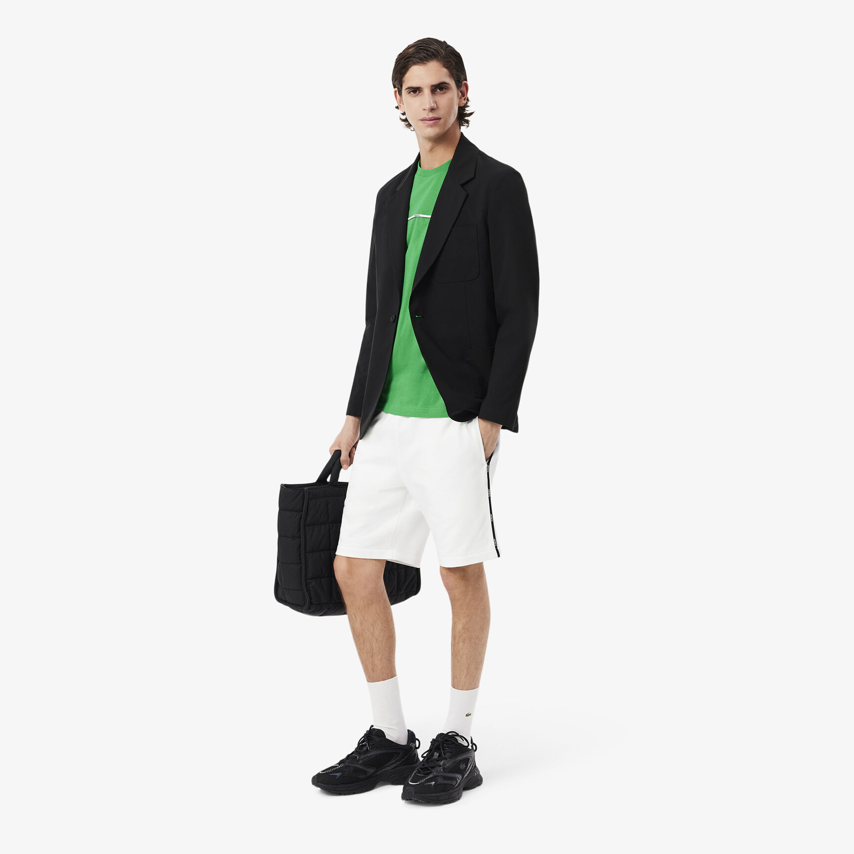 شورت من القطن والصوف بشعار الماركة شورت من القطن والصوف بشعار الماركة