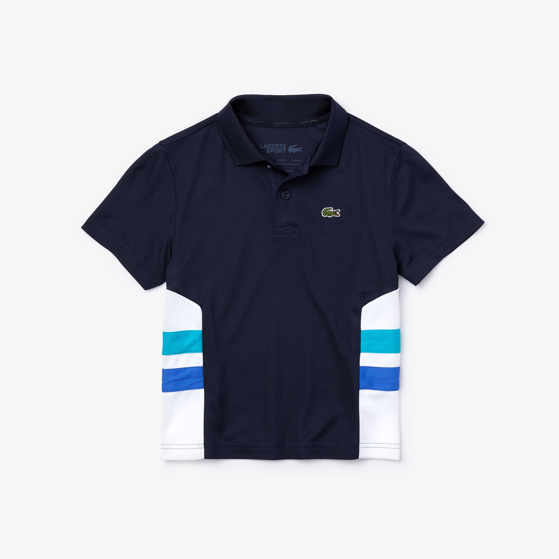 Boy's Lacoste SPORT Breathable Colourblock Tennis Polo Shirt boy s lacoste sport breathable colourblock tennis polo shirt