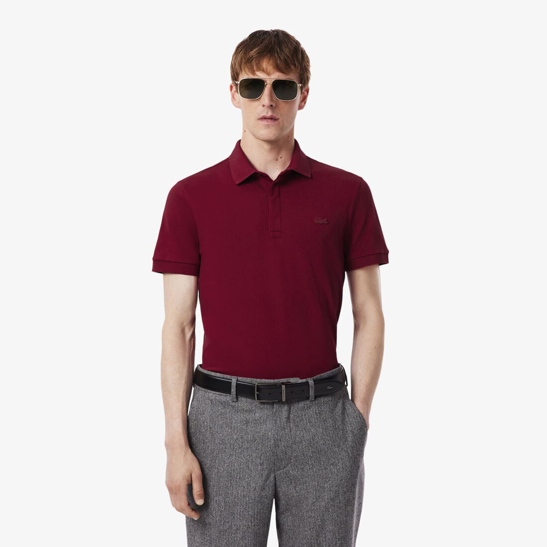 Regular Fit Paris Stretch Pique Polo Shirt