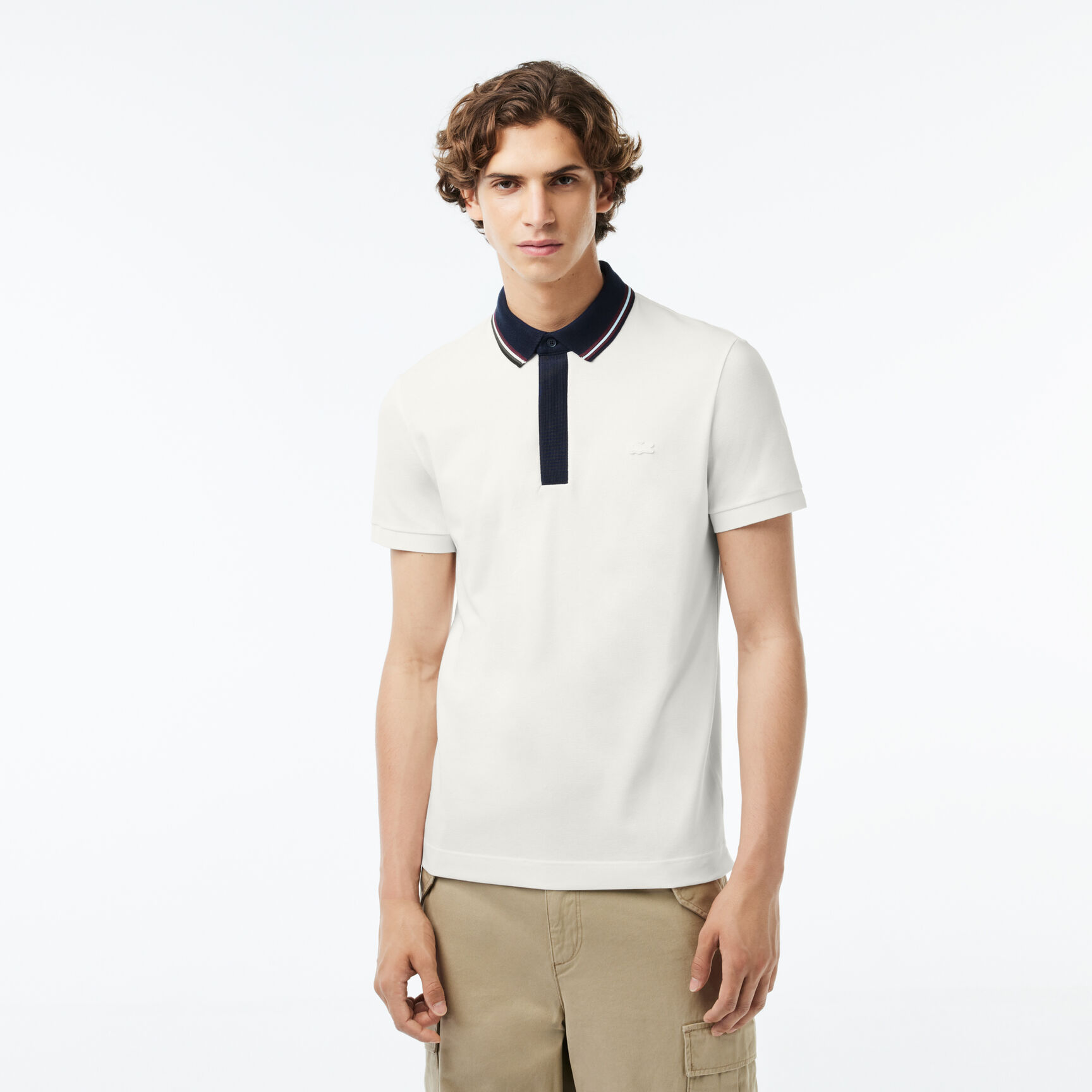 Smart Paris Regular Fit Contrast Neck Polo Shirt