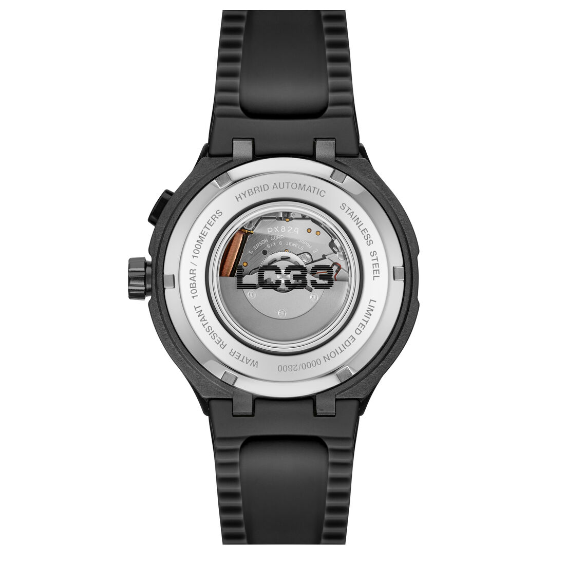 LC33 Black Silicone Watch LC33 Black Silicone Watch