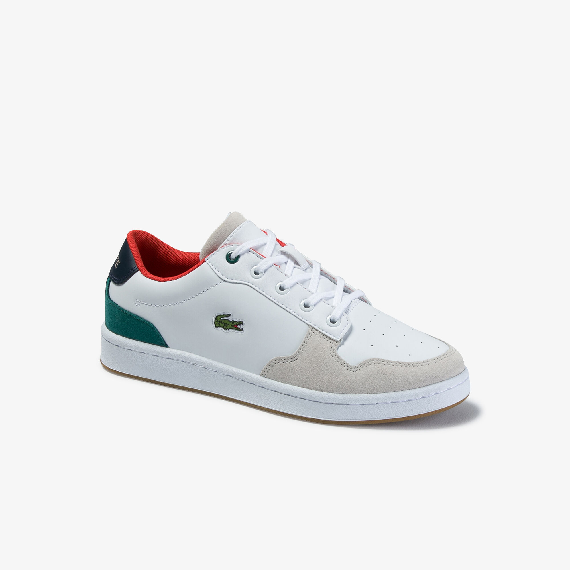 Buy Juniors Masters Cup Metallic Leather Sneakers Lacoste QA
