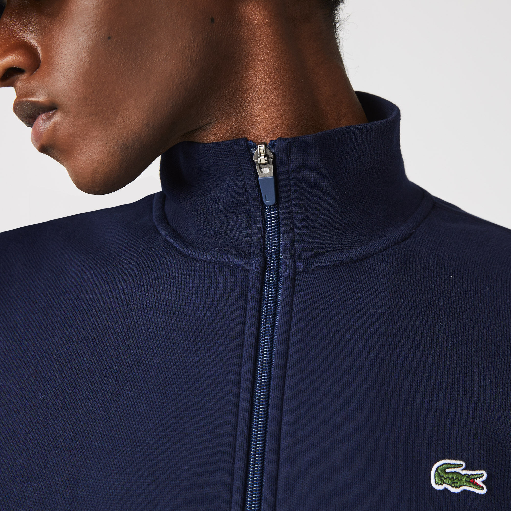 Buy Men s Lacoste SPORT Cotton Blend Fleece Zip Sweatshirt Lacoste QA