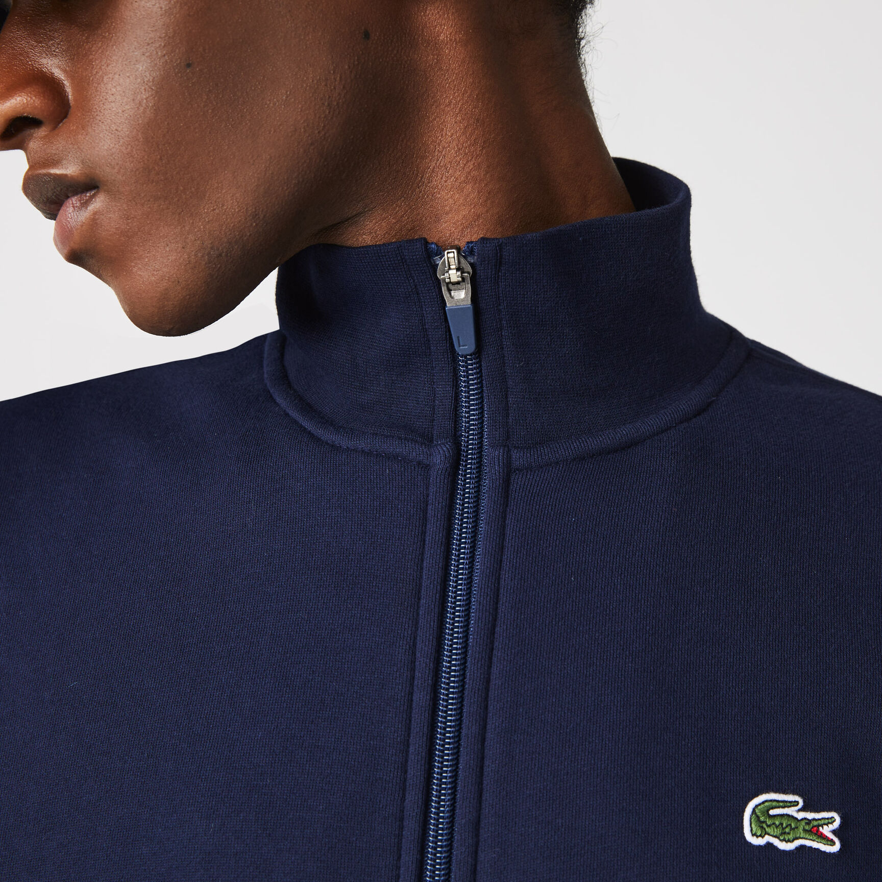 سويت شيرت من مزيج القطن الصوفي بسحاب مجموعة Lacoste SPORT للرجال سويت شيرت من مزيج القطن الصوفي بسحاب مجموعة Lacoste SPORT للرجال