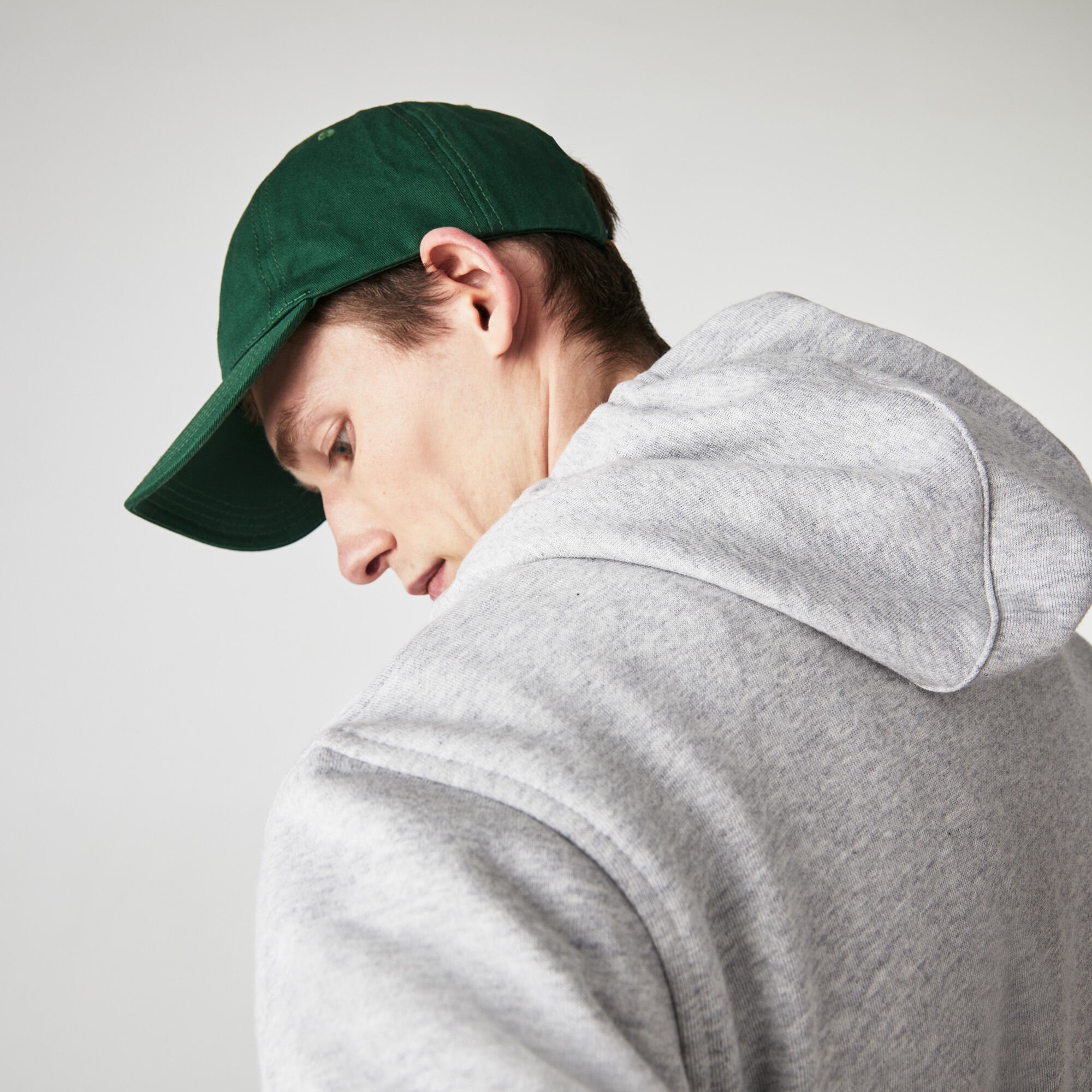 Men's Lacoste SPORT Lightweight Bi-material Hoodie Men's Lacoste SPORT Lightweight Bi-material Hoodie