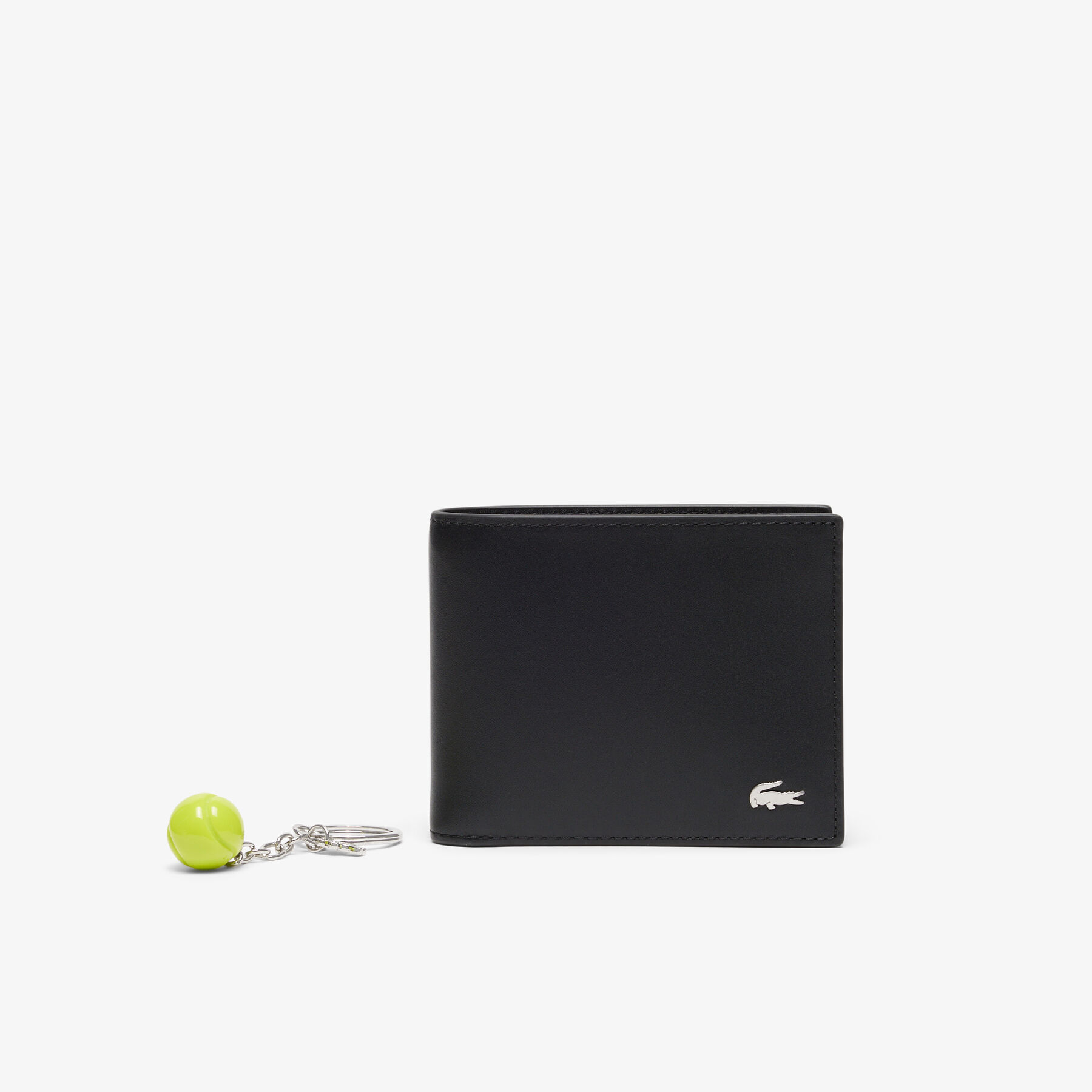 lacoste fg billfold and keychain gift set