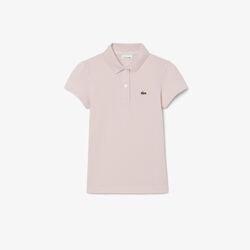 lacoste scalloped collar pique polo shirt