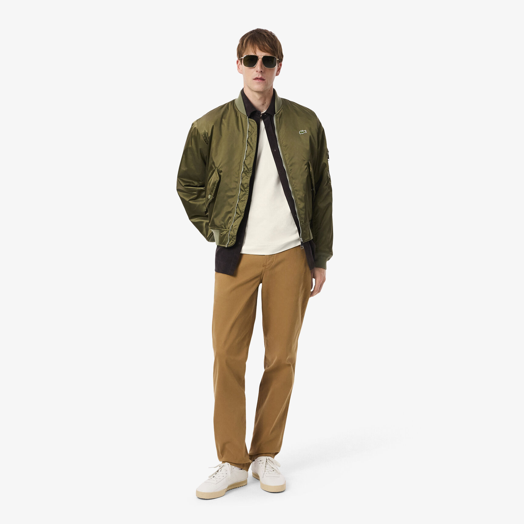 French Made Stripe Neck T-shirt