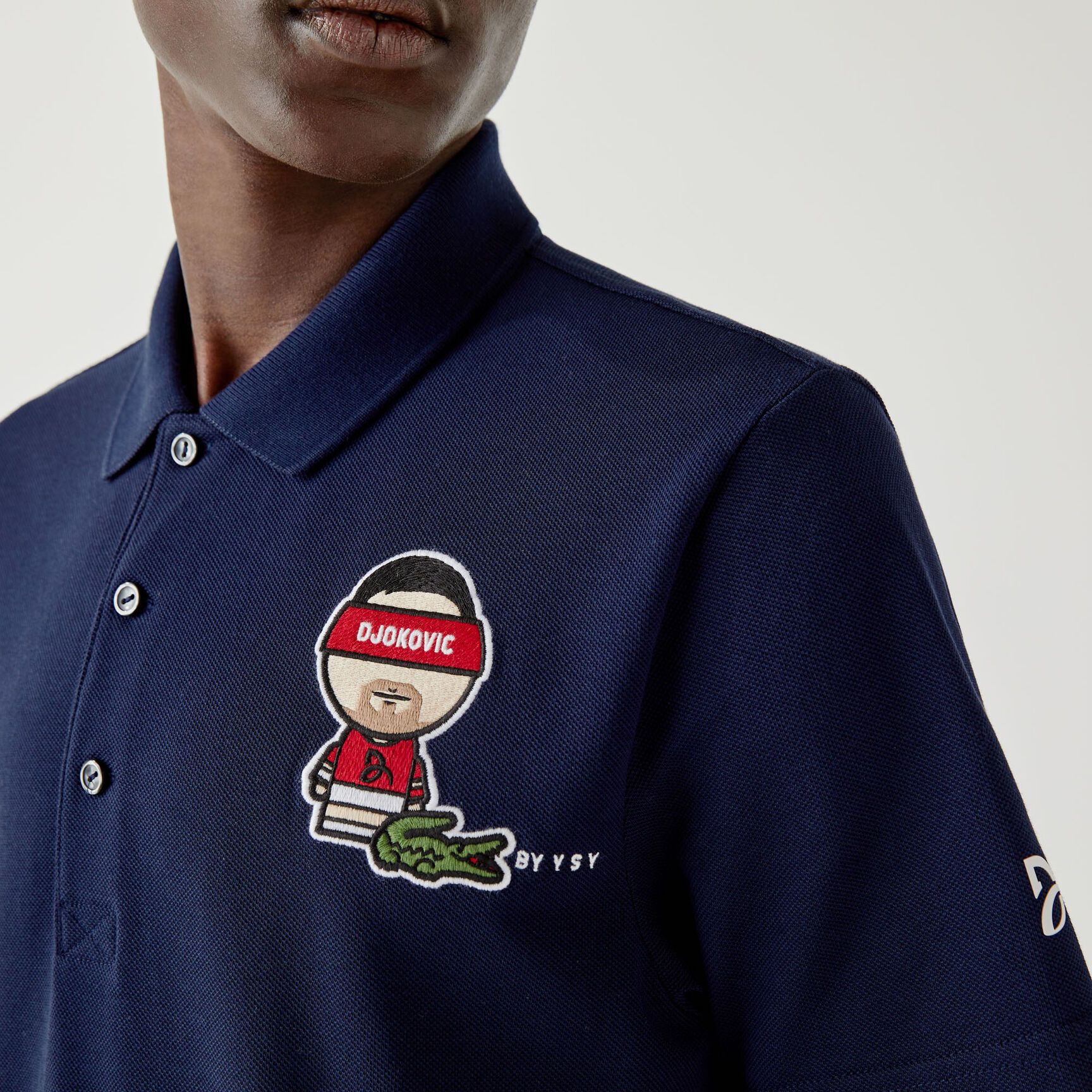 Men's Lacoste SPORT Collab Youssef SY Cotton Piqué Polo Shirt Men's Lacoste SPORT Collab Youssef SY Cotton Piqué Polo Shirt