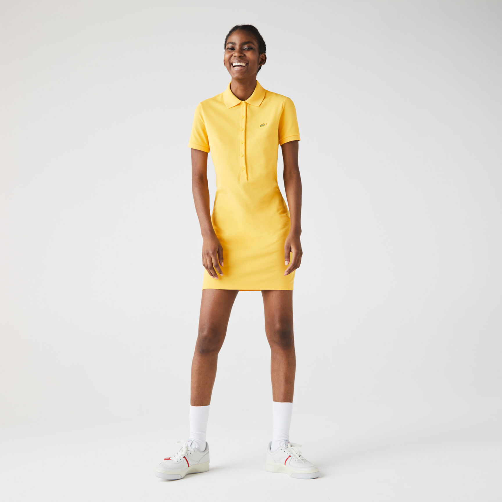 Women’s Lacoste LIVE Stretch Cotton Piqué Polo Dress Women’s Lacoste LIVE Stretch Cotton Piqué Polo Dress