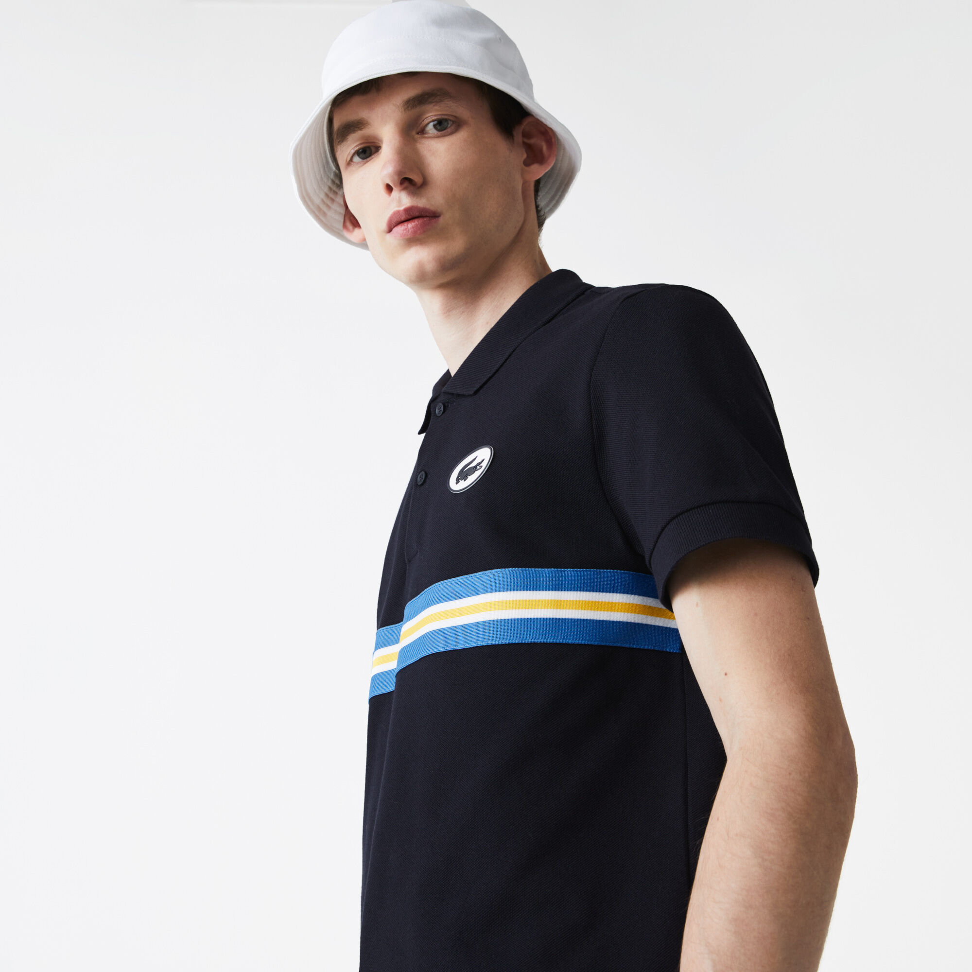 Buy Men s Lacoste Heritage Regular Fit Badge Cotton Pique Polo Shirt Lacoste QA
