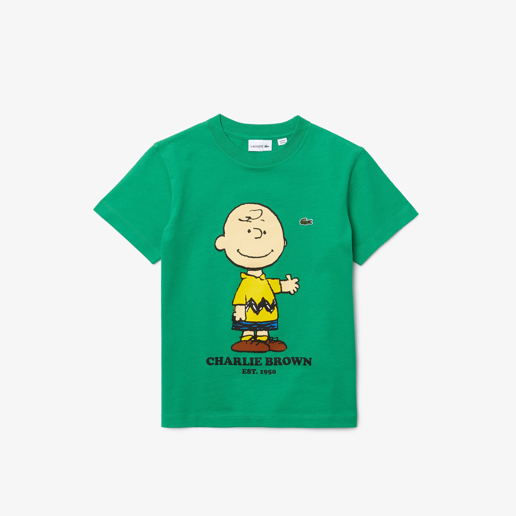 تيشيرت من القطن العضوي للأولاد بطبعة Lacoste x Peanuts تيشيرت من القطن العضوي للأولاد بطبعة Lacoste x Peanuts