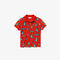 boys  lacoste print mini piqu  polo shirt