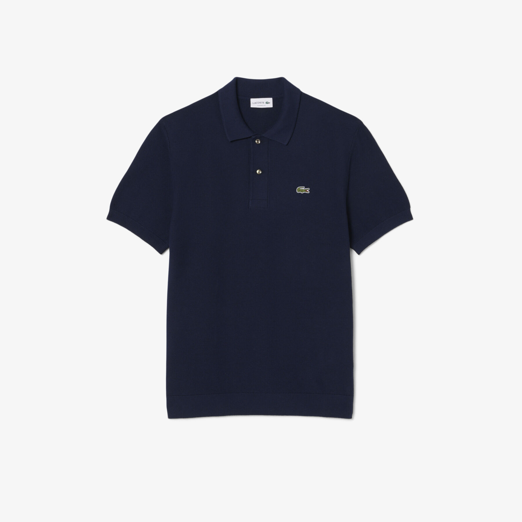 Classic Fit Knitted Polo Shirt