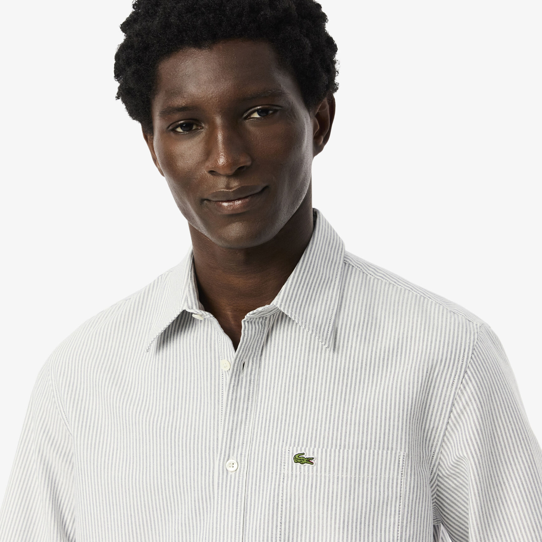 قميص أكسفورد مخطط بقصّة عادية قميص أكسفورد مخطط بقصّة عادية