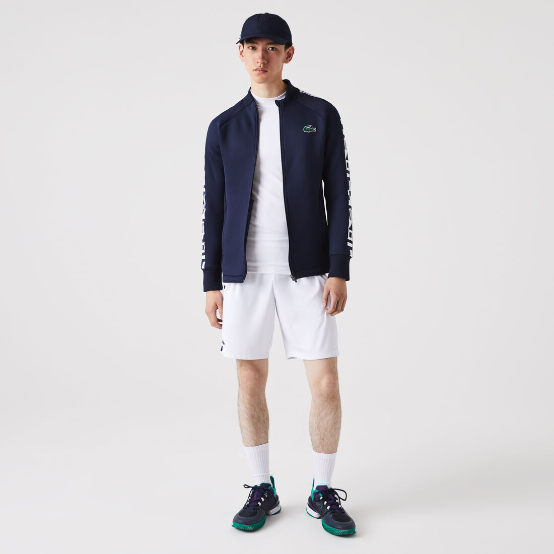 Men's Lacoste SPORT Printed Zip Tennis Sweatshirt Men's Lacoste SPORT Printed Zip Tennis Sweatshirt