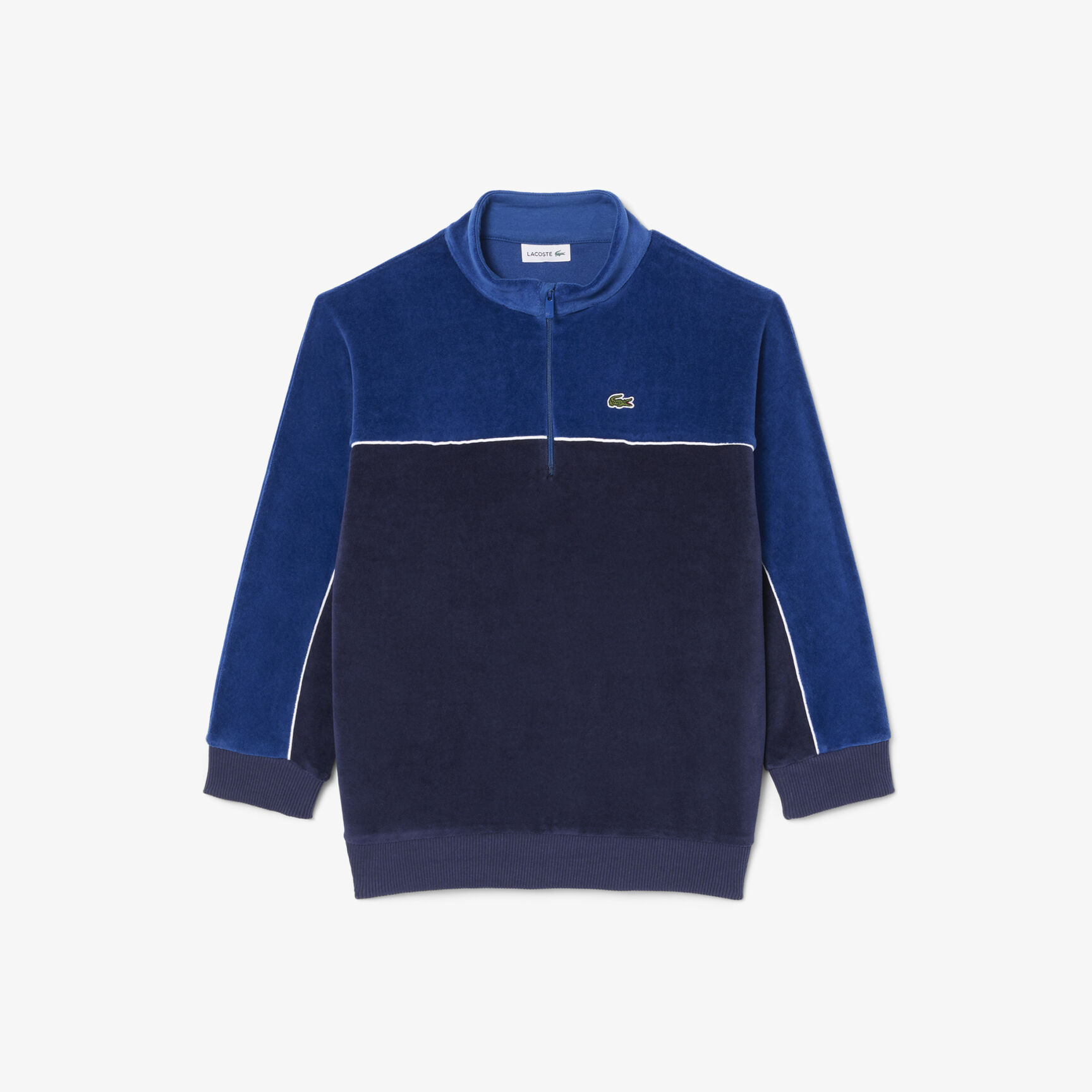 سويت شيرت مخملي بسحاب وألوان متعددة