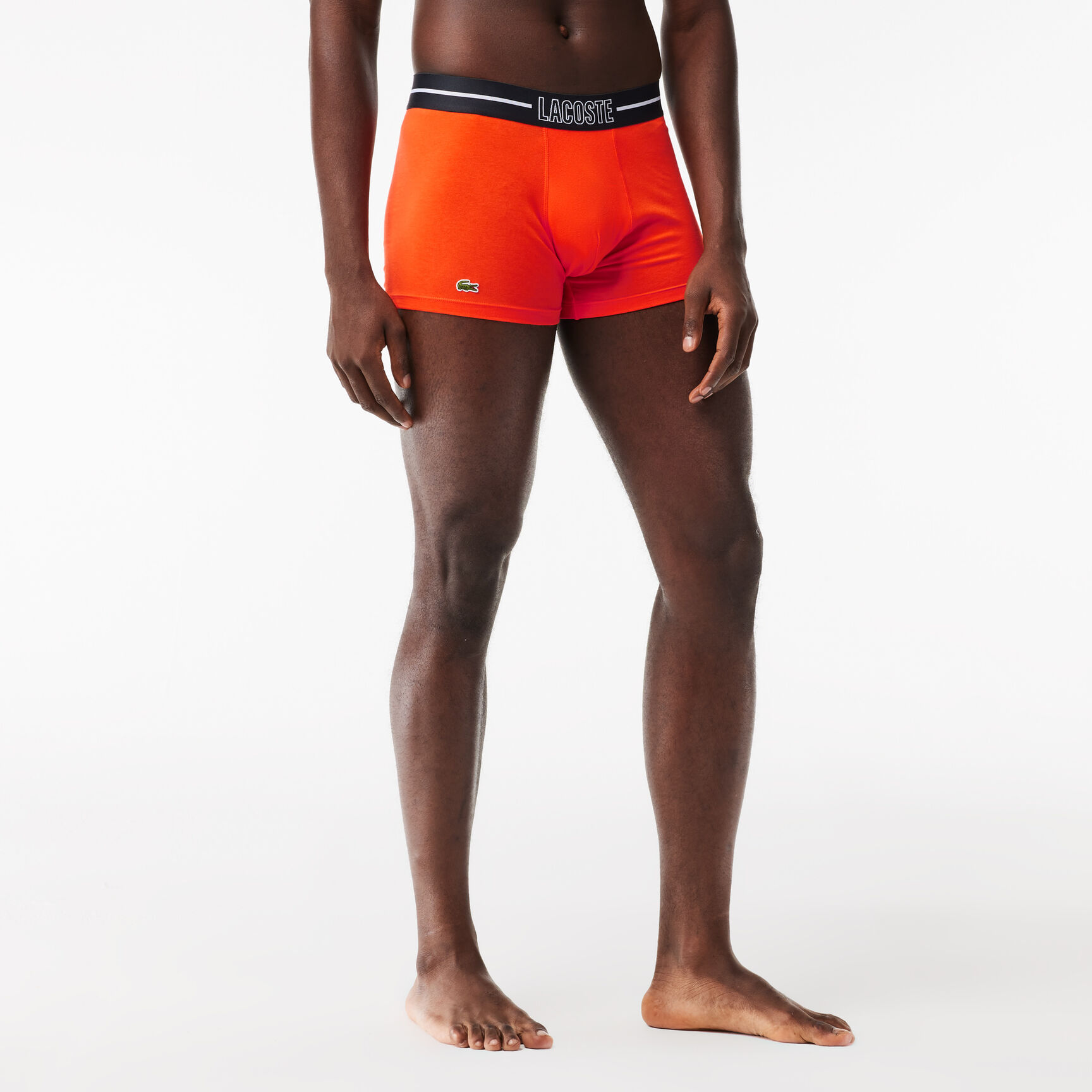 طقم بوكسر بشعار الماركة على الخصر، 3 قطع طقم بوكسر بشعار الماركة على الخصر، 3 قطع