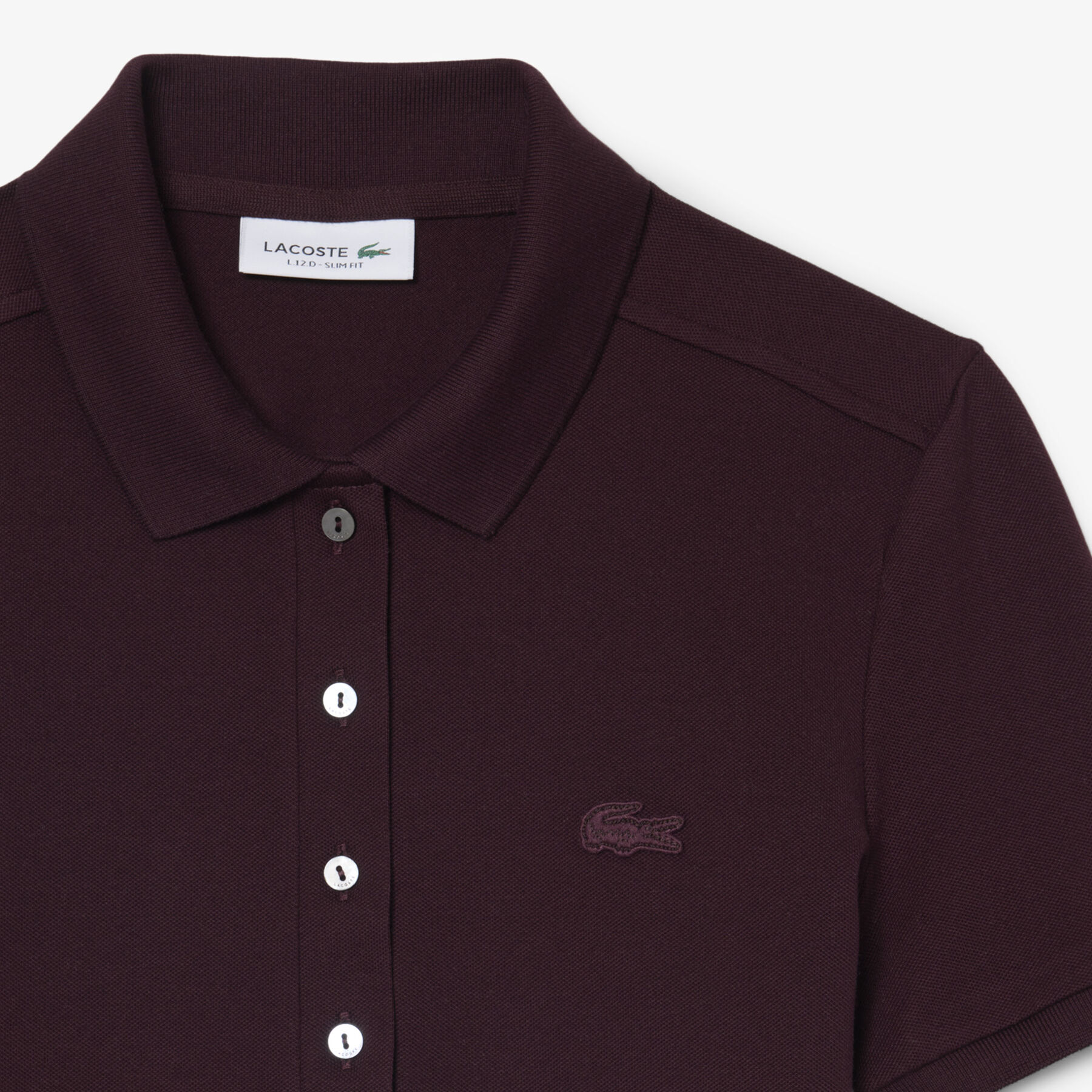 L.12.D Slim Fit Stretch Petit Pique Polo Shirt lacoste l 12 d slim fit stretch petit pique polo shirt