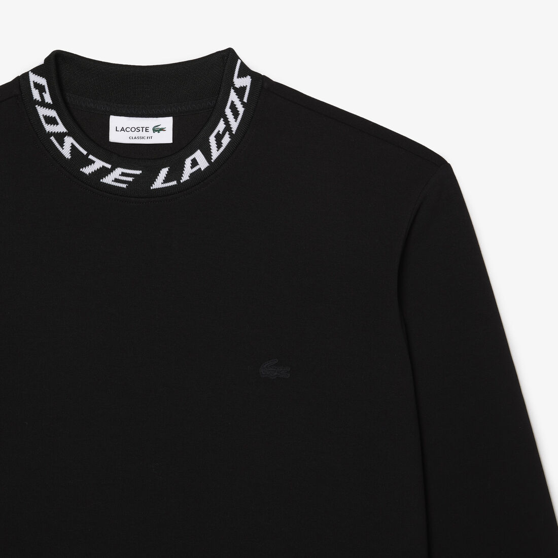Men's Lacoste Double Sided Logo Collar Sweatshirt Men's Lacoste Double Sided Logo Collar Sweatshirt