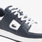 men s lacoste court cage leather heel pop trainers