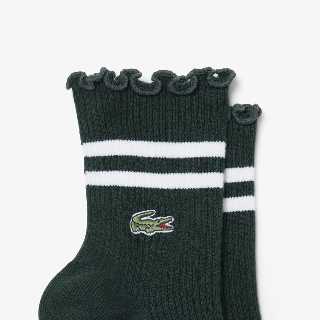 2-Pack Frilled Socks lacoste 2 pack frilled socks
