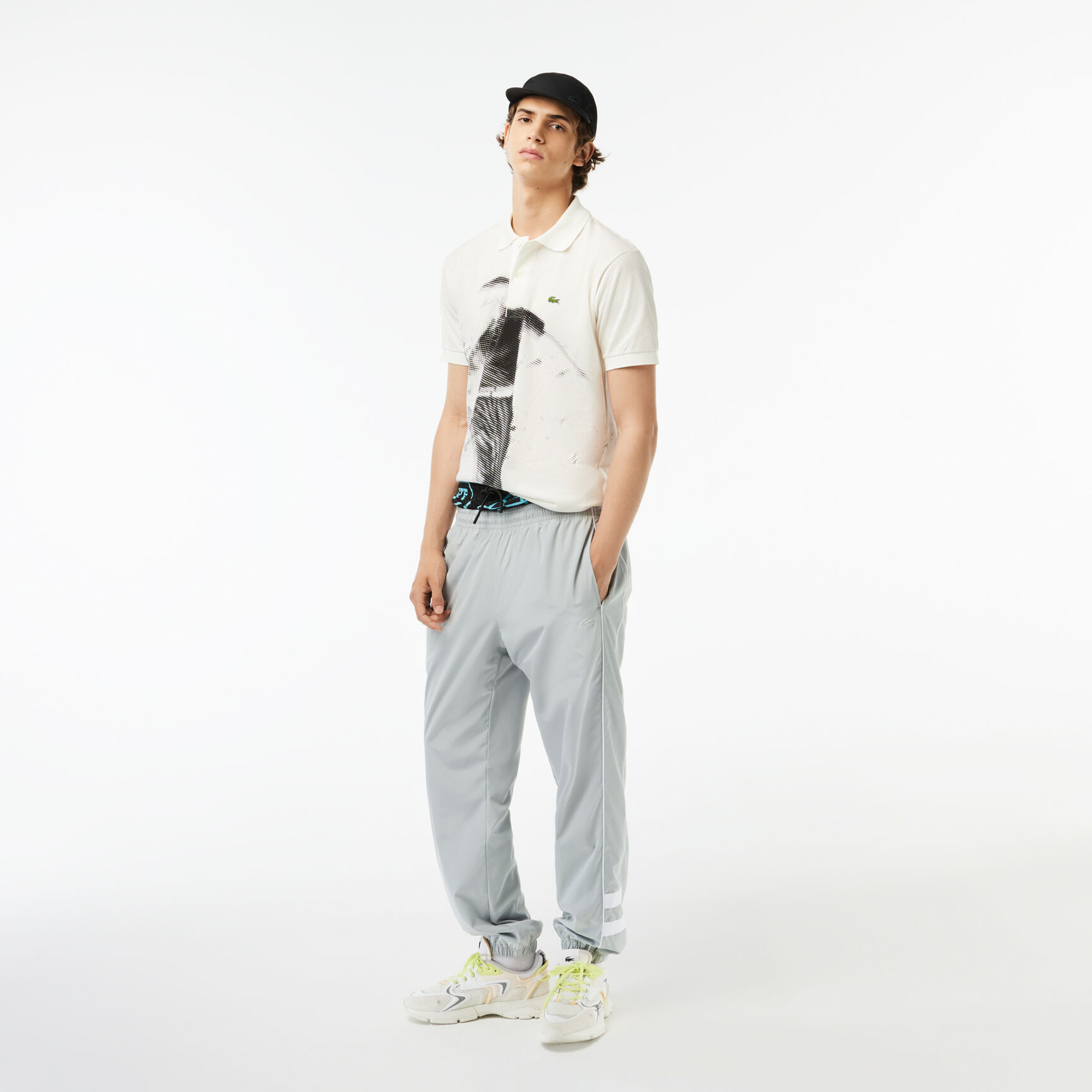 Original L.12.12 Rene Lacoste Print Polo Shirt Original L.12.12 Rene Lacoste Print Polo Shirt