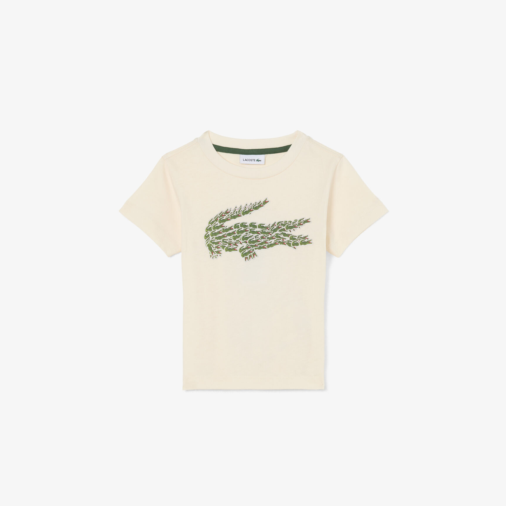 Crocodile Print Cotton T-shirt