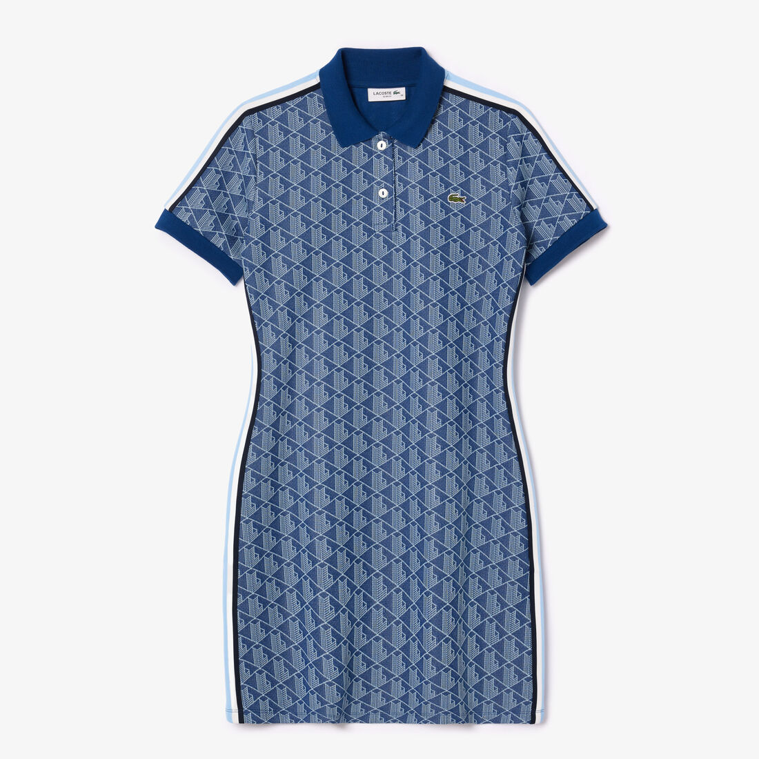 Slim Fit Monogram Jacquard Polo Dress Slim Fit Monogram Jacquard Polo Dress
