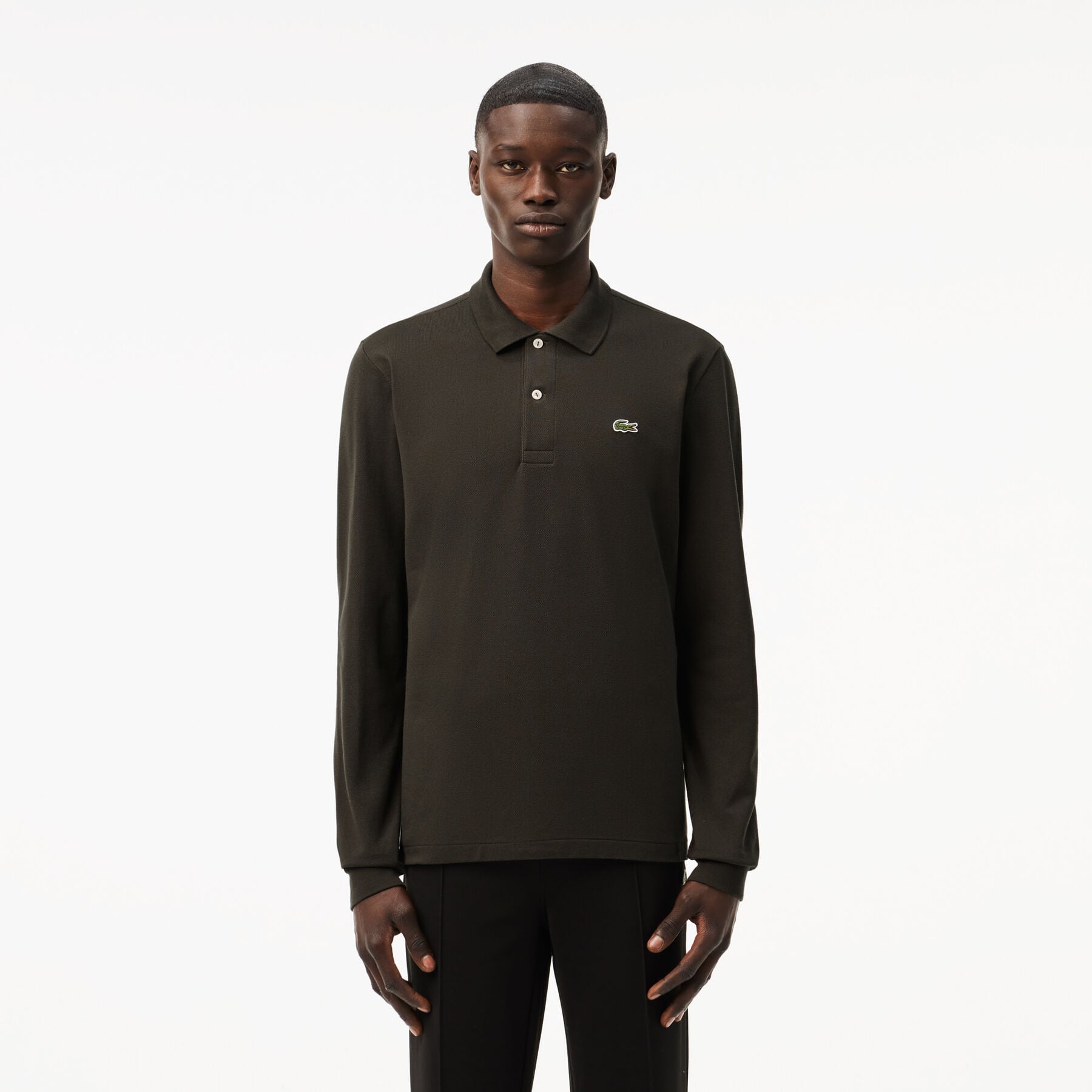 Classic Fit Long Sleeved L.12.12 Polo Shirt Classic Fit Long Sleeved L.12.12 Polo Shirt