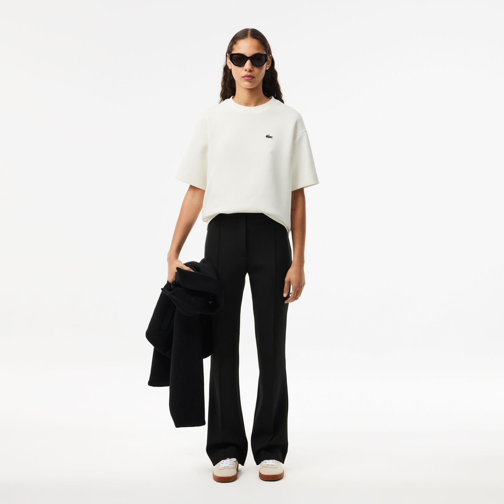 تي شيرت بيكيه مزدوج الوجه كبير الحجم تي شيرت بيكيه مزدوج الوجه كبير الحجم