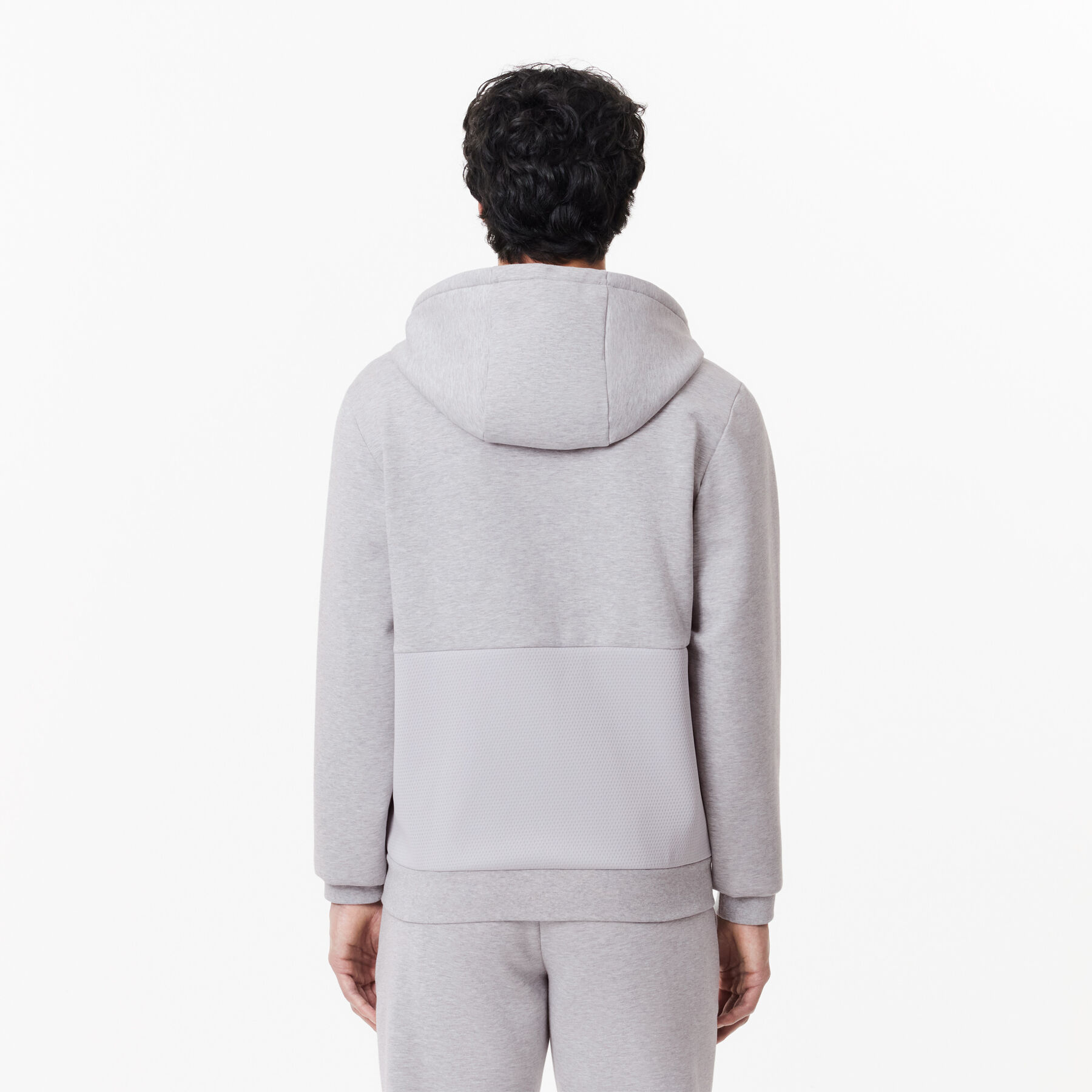 lacoste zipped sportsuit hoodie