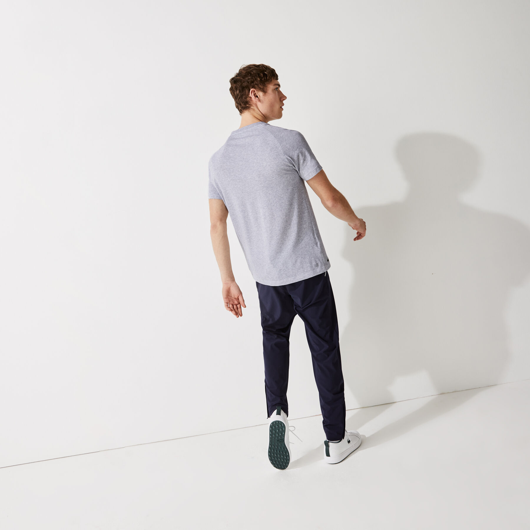 تي شيرت مسامي قطني للجولف للرجال مع تصميم ثلاثي الأبعاد مجموعة Lacoste SPORT لاكوست تي شيرت مسامي قطني للجولف للرجال مع تصميم ثلاثي الأبعاد مجموعة lacoste sport