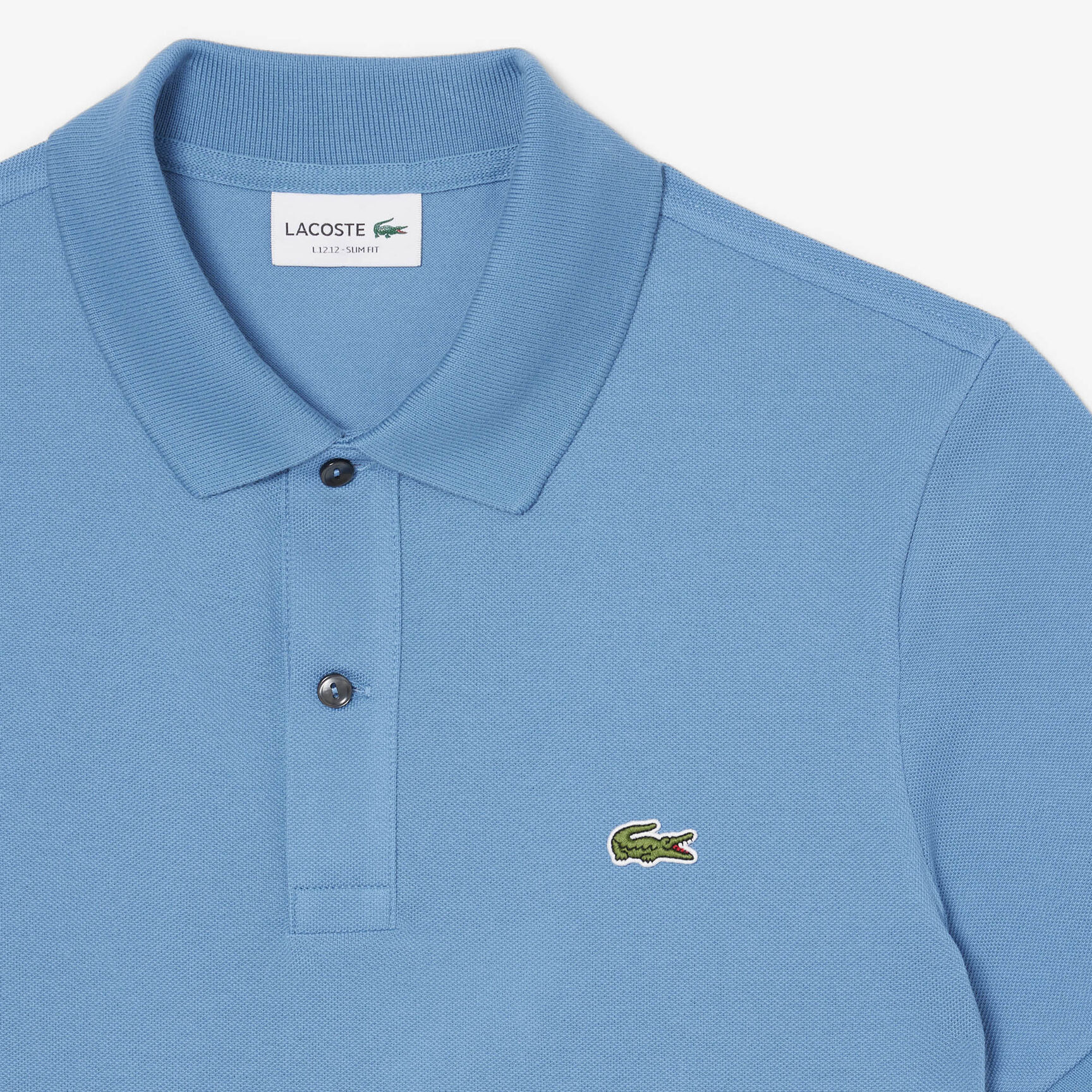 قميص بولو بيكيه بقصة ضيقة L.12.12 قميص بولو بيكيه بقصة ضيقة L.12.12