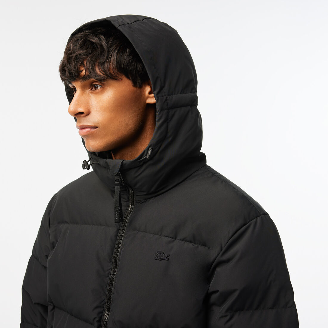 Men's Lacoste Quilted Water-Repellent Short Jacket