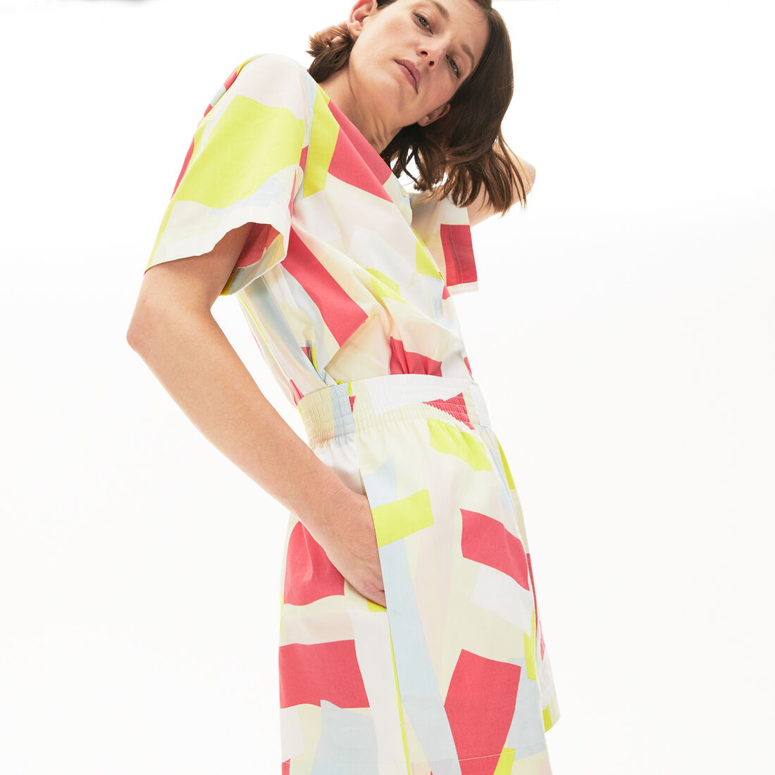 Women's Coloured Design Light Cotton Poplin Shorts Women's Coloured Design Light Cotton Poplin Shorts