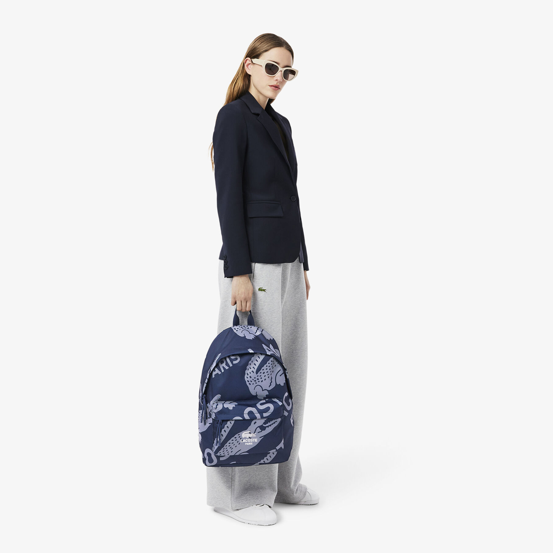 Neocroc Printed Backpack lacoste neocroc printed backpack