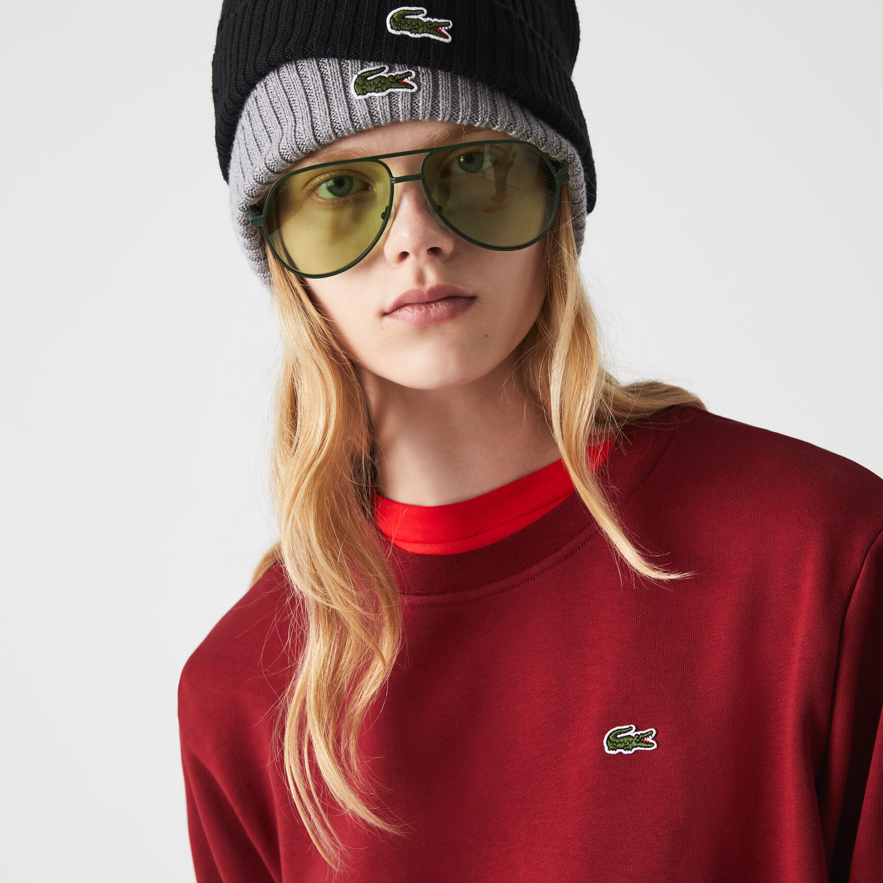 Women's Lacoste Unbrushed Fleece Jogger Sweatshirt